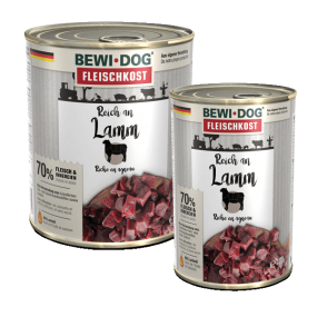 BEWI DOG® - Pâtée Riche en AGNEAU 800gr