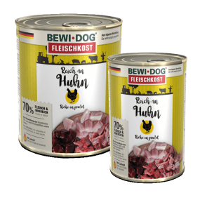 BEWI DOG® - Pâtée Riche en POULET 800gr