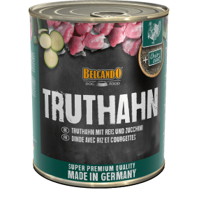 BELCANDO® - Pâtée Dinde avec Riz & Courgettes 800gr