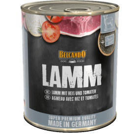 BELCANDO® - Pâtée Agneau avec Riz & Tomates 800gr