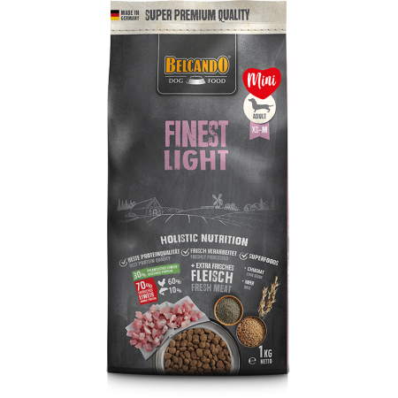 Croquettes BELCANDO® - FINEST LIGHT Petit Chien Stérilisé 12,5kg