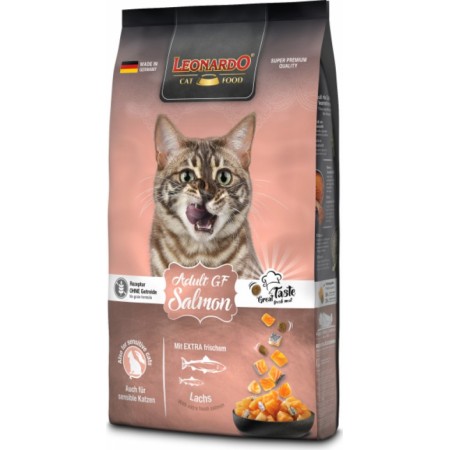 Croquettes chat Leonardo Adult GF Saumon 1,8Kg 