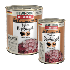 BEWI DOG® - Pâtée Riche en volaille 800gr