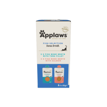 Applaws multipack sachets refermable 4x85g soupe d'arête pour chat adulte