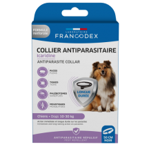 Collier Antiparasitaire Icaridine 50 cm noir