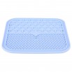 Tapis a lecher Bleu M 