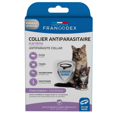 Collier Antiparasitaire Icaridine pour chat 