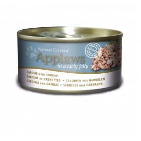 Applaws boite de sardine avec crevettes en gelée 70 grs