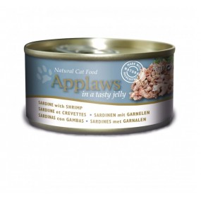 Applaws boite de sardine avec crevettes en gelée 70 grs